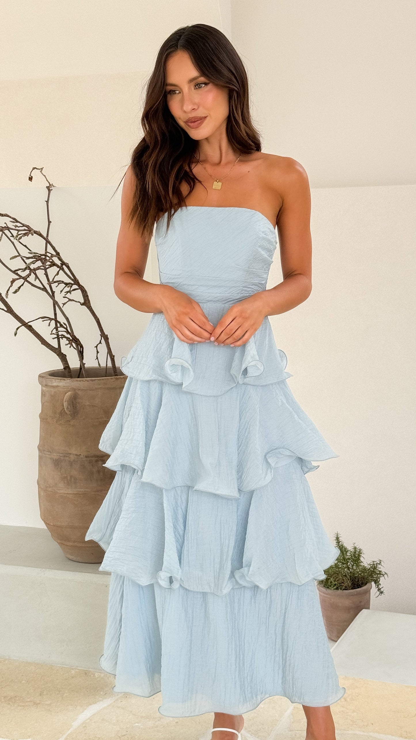 Lanica Maxi Dress - Blue