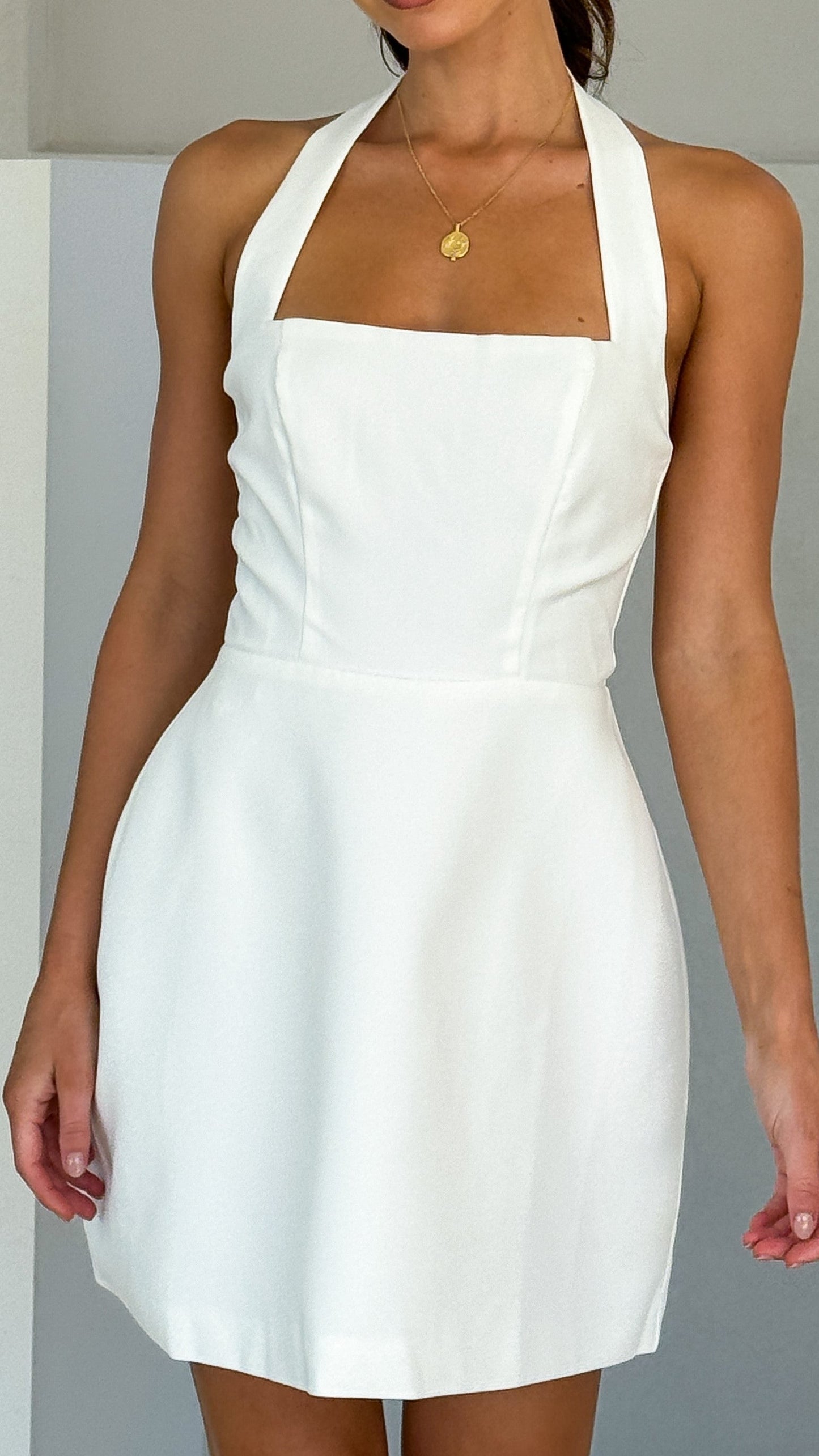Mady Mini Dress - White